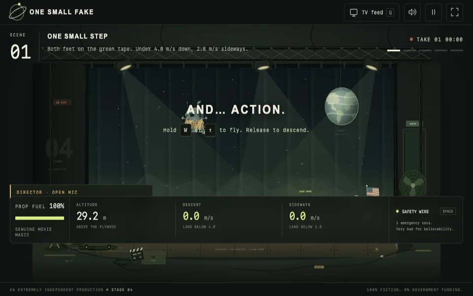 ONE SMALL FAKE game preview