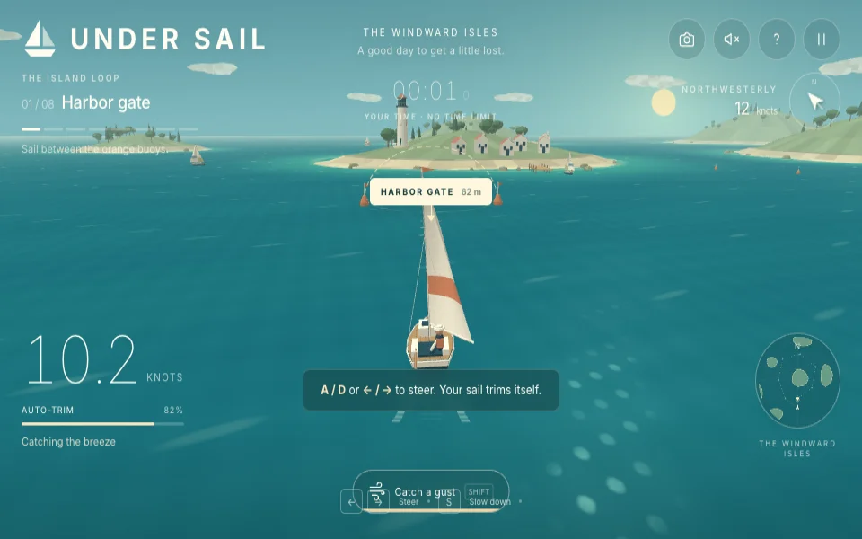 Under Sail game preview